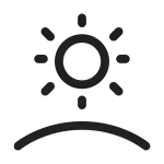 Weather Sunny High SVG Icon